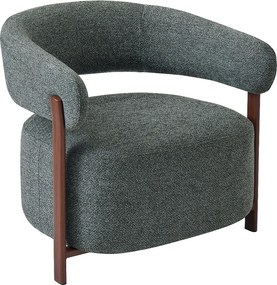 Groene Fauteuil Met Ronde Rugleuning