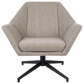 Zuiver Uncle Jesse Retro Draaifauteuil Grijs