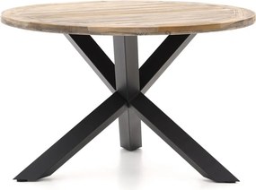 Tuin eettafel ROUGH | Rond | Tuintafel Teakhout | Ø120cm | 4 personen | Kees Smit Tuinmeubelen
