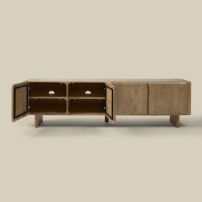 Tv-meubel Gebleekt Eiken 200 Cm - 200x45x55cm.