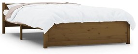 vidaXL Bedframe massief hout honingbruin 140x200 cm