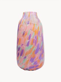Mondgeblazen vaas Confetti, H 26 cm