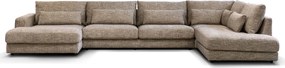 PEPP Interiors Como U Bank Met Ottoman Rechts Beige Silencio 19
