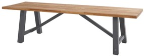 4 Seasons Outdoor | Icon tafel aluminium antraciet 240 cm  Tuintafel    zwart weerbestendig