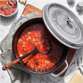 Staub La Cocotte Cocotte 28 cm / 6,75 l, Rond, Grafietgrijs - La Cocotte - Staub