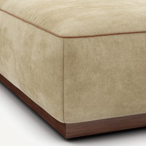 Voetensteun in stonewashed fluweel, JACOPO