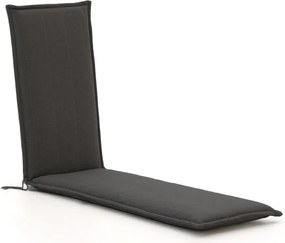 Deckchair kussen | Grijs-Antraciet  | Polyester/Polypropyleen | Madison | 200x50cm | Kees Smit Tuinmeubelen