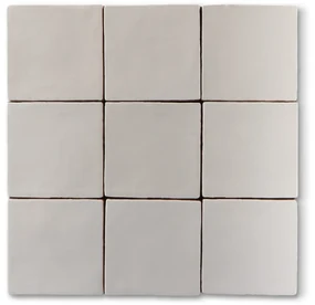 Hoogglans Handvorm Wandtegel 13x13 Cm Arlington Wit RBT93