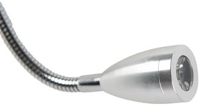 Moderne wandlamp wit met witte kap - Brescia