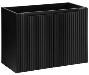 Comad Nova Black onderkast met 2 deuren 80x40x60cm zwart