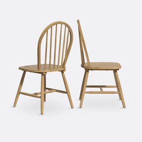 Set van 2 stoelen met spijlen, Windsor