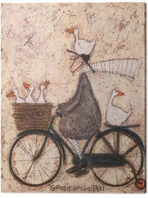 Schilderij op canvas Sam Toft - GoosieGoosie Taxi