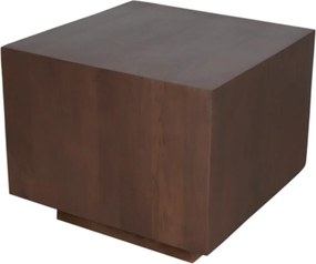 Starfurn Livia Houten Blok Salontafel Walnoot - 56 X 56cm.
