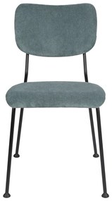 Zuiver Benson Design Eetkamerstoel Grijsblauw