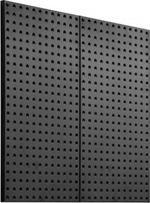 VEVOR Gereedschapswand, 61 x 30 cm, set van 2, stalen wandorganizer met prikbord, gereedschapsbord voor woonkamer, garage, gereedschapsopslag, werkbank, kantoororganisatie, hobbykamer, keuken, huis, zwart