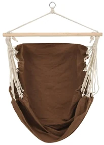 vidaXL Hangstoel bruin (large)