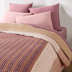 Gewatteerde sprei met patchworkprint in gewassen katoen, NAHRO