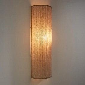 Wandlamp in geplooid linnen, Jakoma