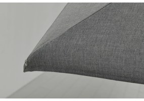 Garden Impressions Zweefparasol Hawaii Big Pole 350x350 - donker grijs - licht grijs