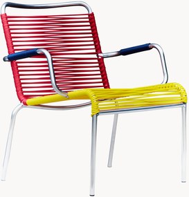 Handgemaakte tuin loungefauteuils Mya Spaghetti, 2-delig, stapelbaar