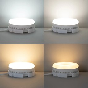 Set van 3 smart GX53 dimbare LED lampen 9W 806LM 2700K-6500K incl. Zigbee Smart Hub