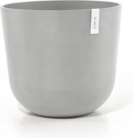 Ecopots bloempot Oslo 55 - Rond - White Grey - Diameter 55 x H48,5 cm
