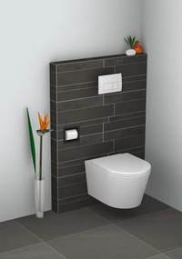 Wiesbaden Sunk Inbouw Toiletrolhouder - Mat Zwart