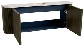 Mondiaz Joya DLux 115cm toiletmeubel ronding links/rechts shadow met wastafel faye midden 1 kraangat frappe
