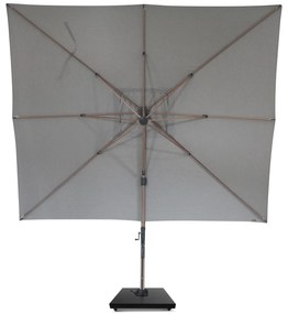 Zweefparasol  3x3.5m S2 Excellent (excl. voet) Transparant Camello Luna