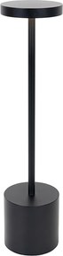Buiten tafellamp zwart incl. LED met touch dimmer oplaadbaar - Dupont