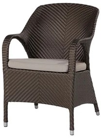 4 Seasons Outdoor | Sussex dining chair - showroommodel  Tuinstoel    taupe weerbestendig