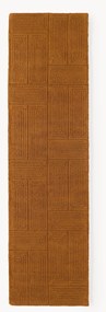 Handgetufte wollen loper Alexia met geometrisch patroon