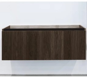 Adema Holz Badkameronderkast - 120cm - 1 lade - greeploos - donker eiken SW773959