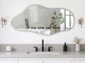 Spiegelsticker S32 – Hey! Wash your hands.