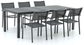 Bellagio Roma/Fidenza 220cm dining tuinset 7-delig stapelbaar