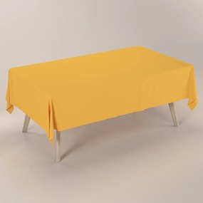 Dekoria Rechthoekig tafelkleed, geel, 100 x 100 cm