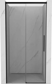Mexen Rox schuifdouchedeur 135 cm, transparant, zwart - 8C2-135-000-70-00