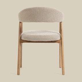 Eiken Eetkamerstoel Ronde Rugleuning