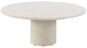 Hampton low dining tuintafel rond mortex beige 160xH69 cm 4 Seasons Outdoor