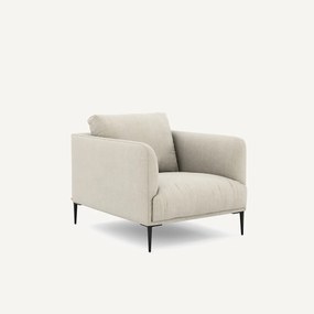 Fauteuil in katoen en linnen Oscar design E. Gallina