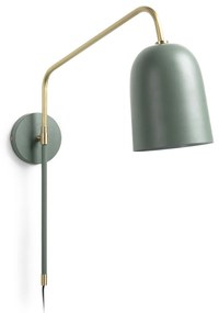 Kave Home Audrie Groene Metalen Wandlamp