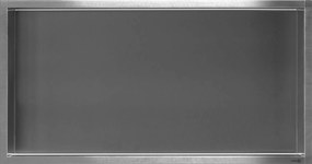Looox Box inbouwmodule nis 60x30cm RVS Geborsteld