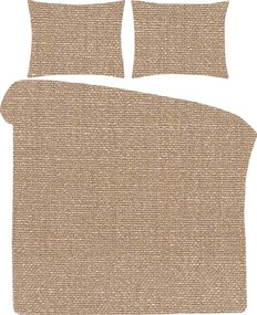 Dekbedovertrek Home - 100% natuurlijk katoen - 140x200/220 - beige linnenlook