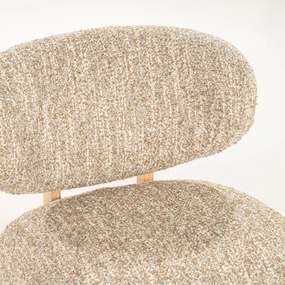 Boucle Stoel Beige Naturel