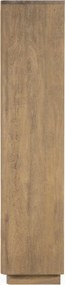 Houten Kast Met Vakken En Deuren - 100x40x180cm.
