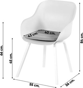 Hartman Le Soleil Element dining armstoel - Carbon black/Black