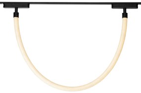 LED Moderne hanglamp zwart voor railsysteem 1-fase 8W 3000K - Magnetic Tautau Modern Binnenverlichting Lamp