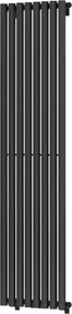 Mexen Nevada decoratieve radiator 1800 x 480 mm, 940 W, zwart - W201-1800-480-00-70