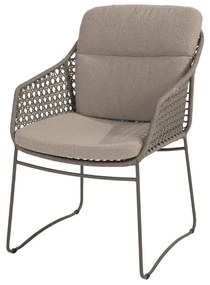 4 Seasons Moretti lounge dining stoel - bruin