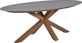 Garden Impressions Scot tuintafel ovaal 230x115 cm – Napoli sand - light teak look